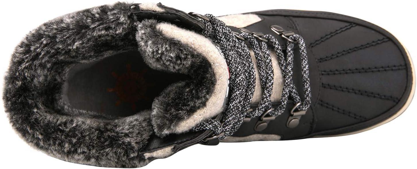 imageGLOBALWIN Womens Liza Winter Boots1818 BlackBeige