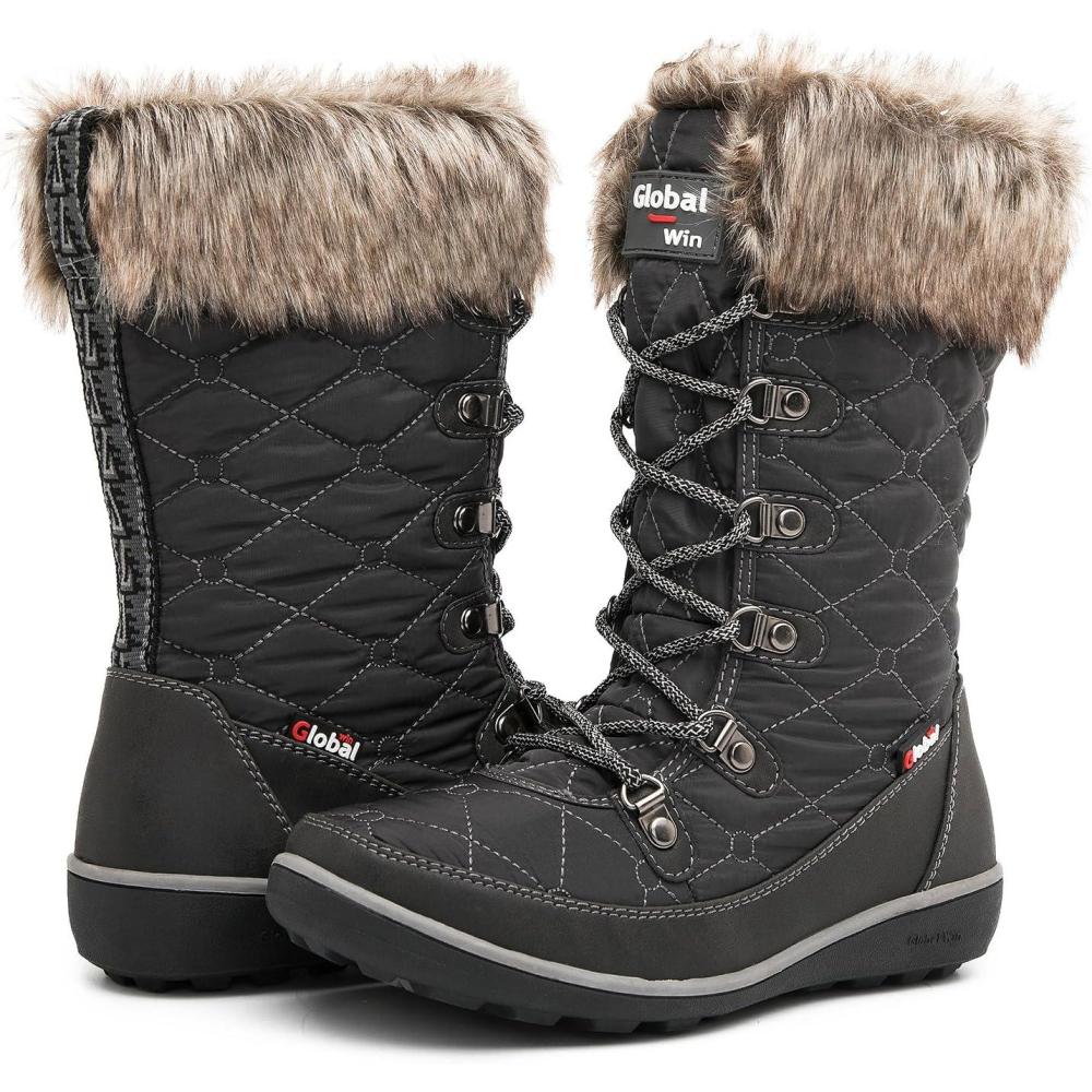 imageGLOBALWIN Womens 1731 Winter Snow Boots1731grey