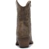 GLOBALWIN Cowboy Boots For Women Cute Cowgirl Boots Women’s Western Boots With Embroidery Side Zipper Chunky Heel(23yy16 Brown)