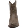 GLOBALWIN Cowboy Boots For Women Cute Cowgirl Boots Women’s Western Boots With Embroidery Side Zipper Chunky Heel(23yy16 Brown)