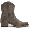 GLOBALWIN Cowboy Boots For Women Cute Cowgirl Boots Women’s Western Boots With Embroidery Side Zipper Chunky Heel(23yy16 Brown2)