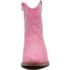 GLOBALWIN Cowboy Boots For Women Cute Cowgirl Boots Women’s Western Boots With Embroidery Side Zipper Chunky Heel(23yy16 Pink)