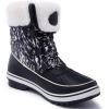 GLOBALWIN Women’s 1706 Winter Snow Boots(1706black Print)