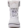 GLOBALWIN Women’s 1706 Winter Snow Boots(1706white Print)