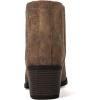 GLOBALWIN Women’s Cowgirl boots Western Short Ankle Pull On Comfortable Cowboy Boots For Women Low Heel(21yy01 Camel2)