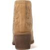 GLOBALWIN Women’s Cowgirl boots Western Short Ankle Pull On Comfortable Cowboy Boots For Women Low Heel(21yy01 Khaki)