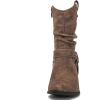 GLOBALWIN Women’s Mid Calf The Western Cowgirl Boots Fashion Cowboy Boots For Women Chunky Low Heel(19yy17 Camel2)