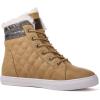 GLOBALWIN Women’s Platform Wedge Sneakers Outdoor Anti-Slip Winter Snow Hiking Furry Ankle Boots for Women(21yy02 Khaki1)