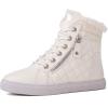 GLOBALWIN Women’s Platform Wedge Sneakers Outdoor Anti-Slip Winter Snow Hiking Furry Ankle Boots for Women(21yy02 White1)