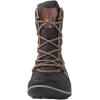 GLOBALWIN Women’s Snow Boots Waterproof Mid-Calf Winter Boots for Women with Quilted Knit Panels, Warm Fleece Lining, and Non-Slip Insulated Outdoor Sole(1841black/Brown)