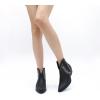 GLOBALWIN Women’s Western Boots Ankle Cowboy Boots For Women(23yy06 Black)