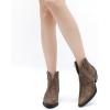 GLOBALWIN Women’s Western Boots Ankle Cowboy Boots For Women(23yy06 Camel)