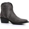 GLOBALWIN Women’s Western Boots Ankle Cowboy Boots For Women(23yy06 Grey)