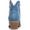 GLOBALWIN Women’s Western Boots Ankle Cowboy Boots For Women(2yy06 Denim Blue)