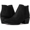 GLOBALWIN Women’s Cowgirl boots Western Short Ankle Pull On Comfortable Cowboy Boots For Women Low Heel(21yy01 Black2)