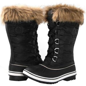 GLOBALWIN Women’s 1837 Winter Snow Boots(1837black)