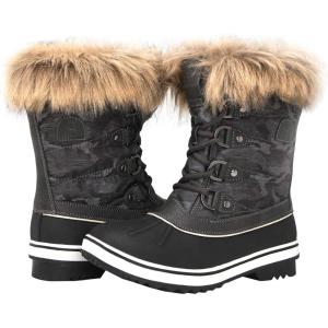 GLOBALWIN Women’s 1837 Winter Snow Boots(1838grey)