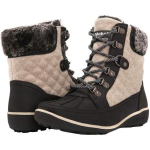 GLOBALWIN Women’s Liza Winter Boots(1818 Black/Beige)