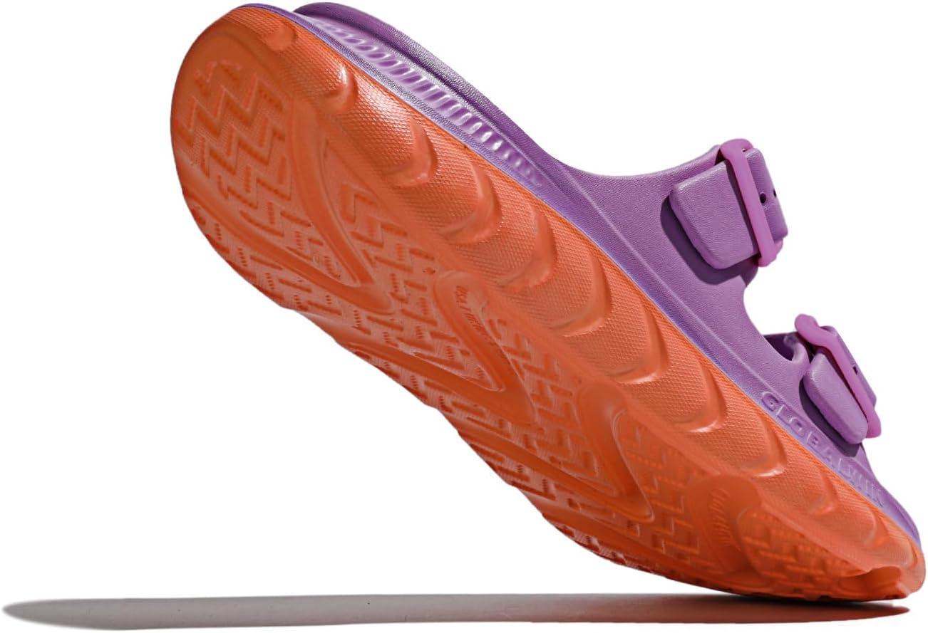 imageGLOBALWIN Recovery Slides For Women Mia Comfortable Sandals With Arch Support Indoor Outdoor Cloud Slippers Reduce Stress on Feet LightweightSs235 Cyclamenmock Orange