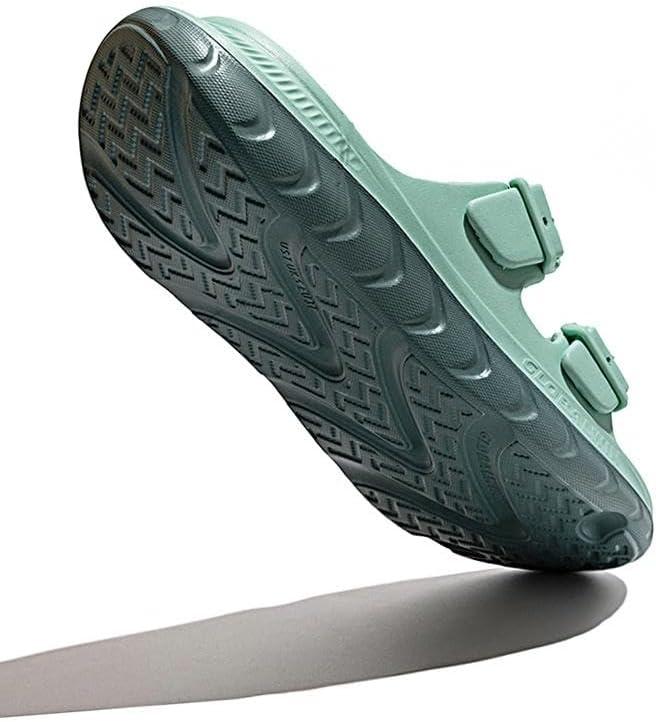 imageGLOBALWIN Recovery Slides For Women Mia Comfortable Sandals With Arch Support Indoor Outdoor Cloud Slippers Reduce Stress on Feet LightweightSs235 Olive Green