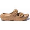 GLOBALWIN Recovery Slides For Women Mia Comfortable Sandals With Arch Support Indoor Outdoor Cloud Slippers Reduce Stress on Feet Lightweight(Ss233 Khaki)