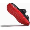 GLOBALWIN Recovery Slides For Women Mia Comfortable Sandals With Arch Support Indoor Outdoor Cloud Slippers Reduce Stress on Feet Lightweight(Ss235 Black Red)