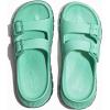 GLOBALWIN Recovery Slides For Women Mia Comfortable Sandals With Arch Support Indoor Outdoor Cloud Slippers Reduce Stress on Feet Lightweight(Ss235 Olive Green)