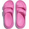 GLOBALWIN Recovery Slides For Women Mia Comfortable Sandals With Arch Support Indoor Outdoor Cloud Slippers Reduce Stress on Feet Lightweight(Ss235 Pink White)