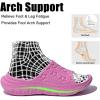 GLOBALWIN Sports Recovery Slides for Women Ava Sports Sandals With Comfortable Arch Support Indoor Outdoor Cloud Slippers Reduce Stress on Feet Lightweight Pillow Slides(Ss231 Pink)