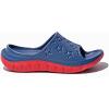 GLOBALWIN Sports Recovery Slides for Women Ava Sports Sandals With Comfortable Arch Support Indoor Outdoor Cloud Slippers Reduce Stress on Feet Lightweight Pillow Slides(Ss232 Blue Red)