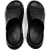 GLOBALWIN Sports Recovery Slides for Women Ava Sports Sandals With Comfortable Arch Support Indoor Outdoor Cloud Slippers Reduce Stress on Feet Lightweight Pillow Slides(Ss231 Black)