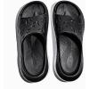 GLOBALWIN Sports Recovery Slides for Women Ava Sports Sandals With Comfortable Arch Support Indoor Outdoor Cloud Slippers Reduce Stress on Feet Lightweight Pillow Slides(Ss232 Black White)