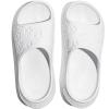 GLOBALWIN Sports Recovery Slides for Women Ava Sports Sandals With Comfortable Arch Support Indoor Outdoor Cloud Slippers Reduce Stress on Feet Lightweight Pillow Slides(Ss231 White)