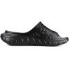 GLOBALWIN Sports Recovery Slides for Women Ava Sports Sandals With Comfortable Arch Support Indoor Outdoor Cloud Slippers Reduce Stress on Feet Lightweight Pillow Slides(Ss231 Black)