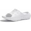 GLOBALWIN Sports Recovery Slides for Women Ava Sports Sandals With Comfortable Arch Support Indoor Outdoor Cloud Slippers Reduce Stress on Feet Lightweight Pillow Slides(Ss231 White)