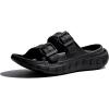 GLOBALWIN Recovery Slides For Women Mia Comfortable Sandals With Arch Support Indoor Outdoor Cloud Slippers Reduce Stress on Feet Lightweight(Ss233 Black)