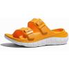 GLOBALWIN Recovery Slides For Women Mia Comfortable Sandals With Arch Support Indoor Outdoor Cloud Slippers Reduce Stress on Feet Lightweight(Ss235 Yellow White)