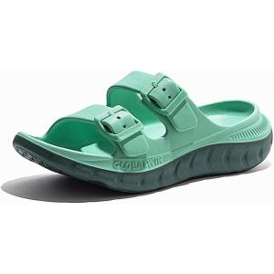 GLOBALWIN Recovery Slides For Women Mia Comfortable Sandals With Arch Support Indoor Outdoor Cloud Slippers Reduce Stress on Feet Lightweight(Ss235 Olive Green)
