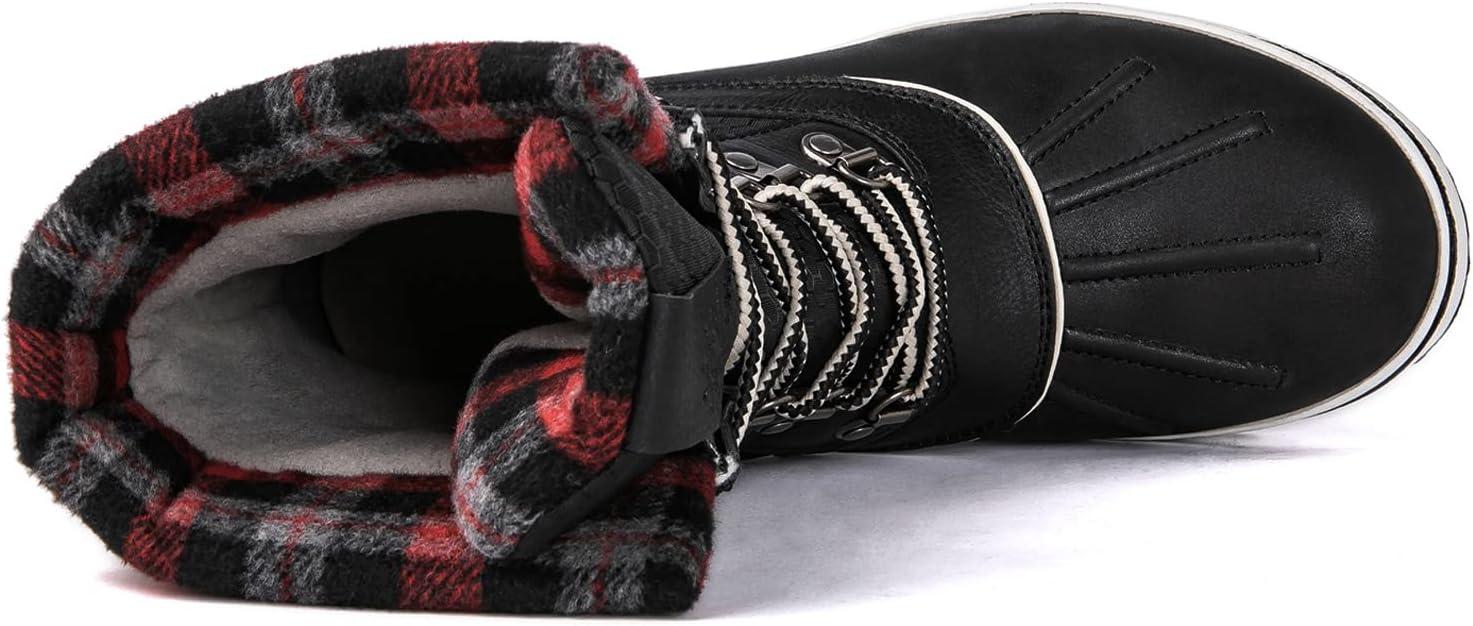 imageGLOBALWIN Womens Waterproof Winter Boots Snow Boots For Women1910 BlackMulti