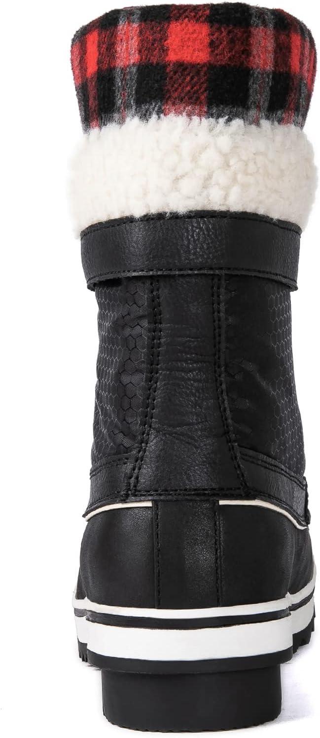 imageGLOBALWIN Womens Waterproof Winter Boots Snow Boots For Women1910 BlackMulti