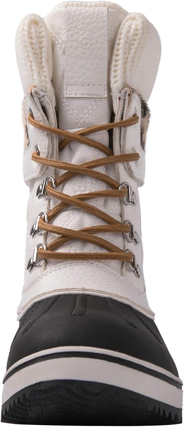 imageGLOBALWIN Womens Waterproof Winter Boots Snow Boots For Women1910 White
