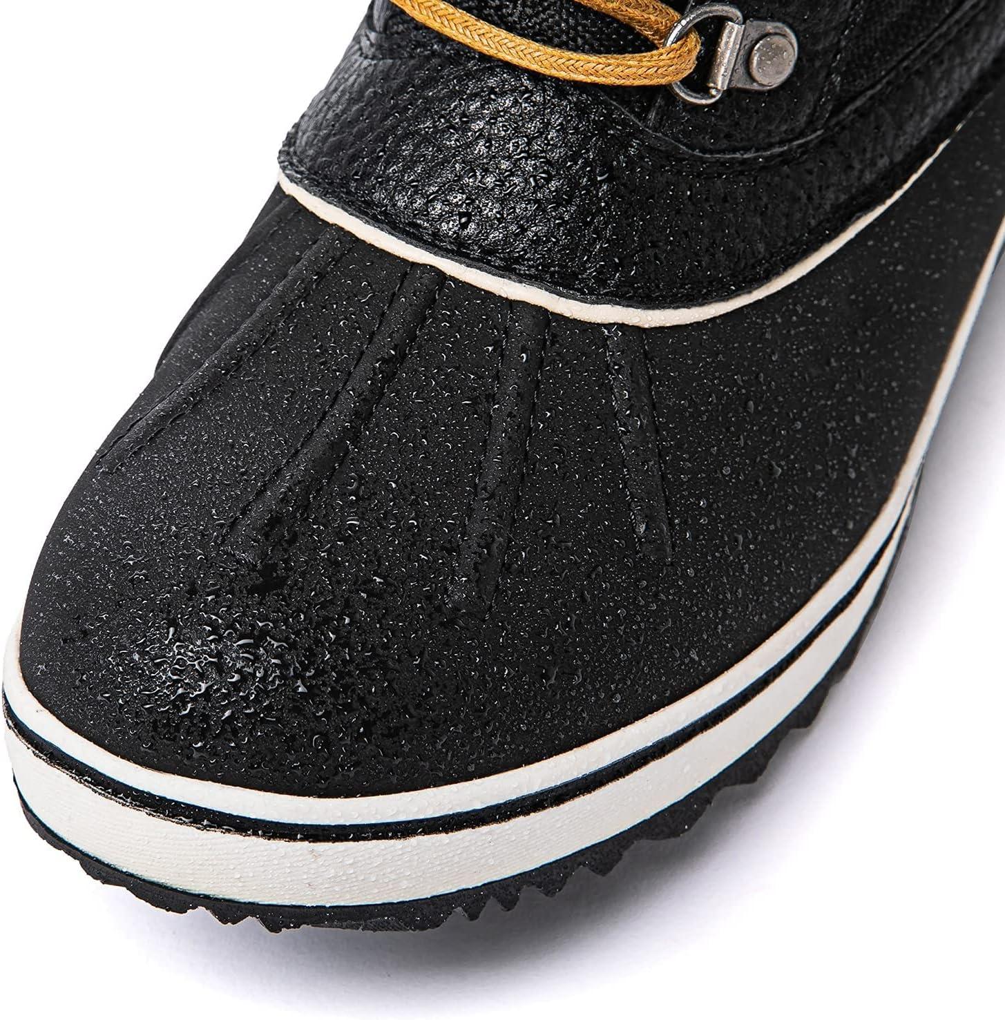 imageGLOBALWIN Womens Waterproof Winter Boots Snow Boots For Women1910 White
