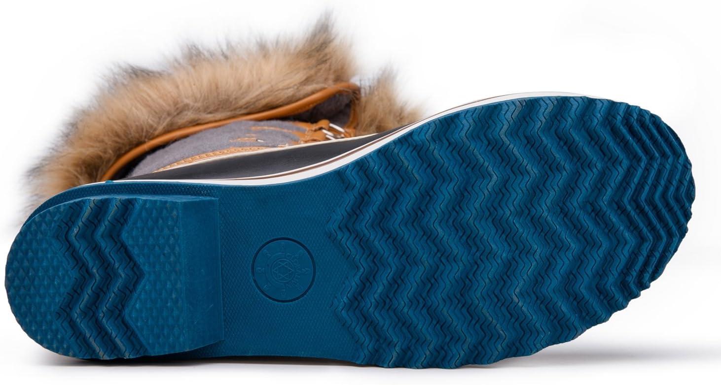imagekingshow Globalwin Womens Winter Snow Boots1707wheatGrey
