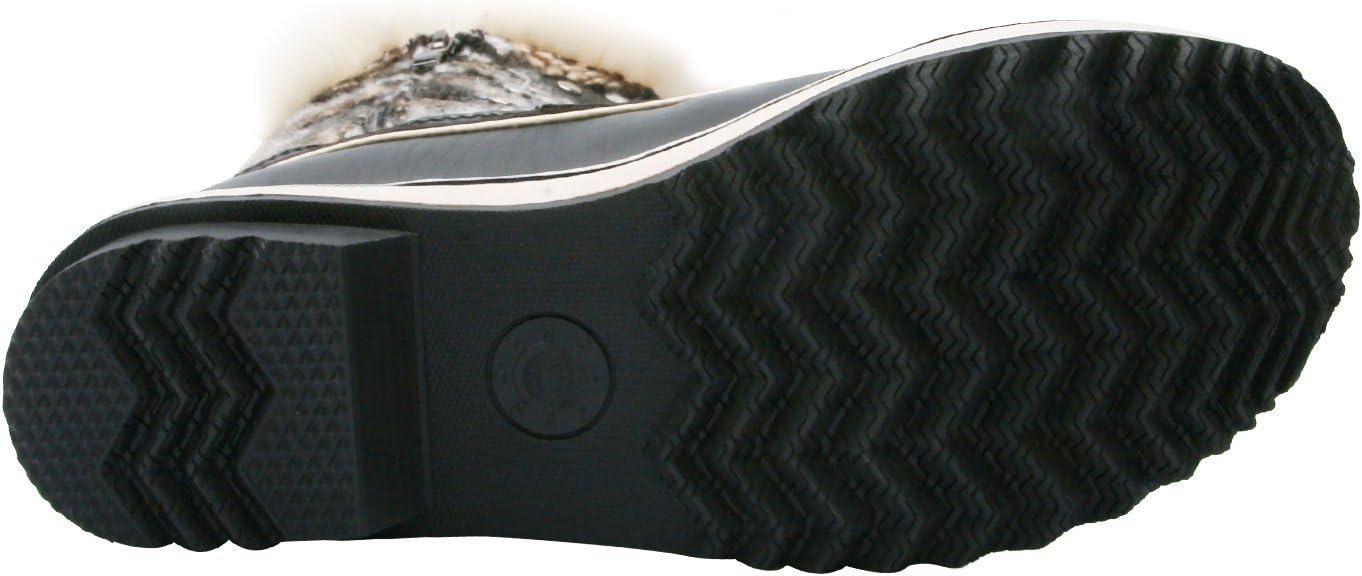 imagekingshow Globalwin Womens Winter Snow BootsBlackWhite