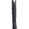 GLOBALWIN Women’s Cowboy Western Fashion Over The Knee Thigh High Cowgirl Boots Low Heel(23yy08 Black)