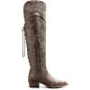 GLOBALWIN Women’s Cowboy Western Fashion Over The Knee Thigh High Cowgirl Boots Low Heel(23yy08 Brown)