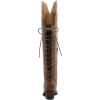GLOBALWIN Women’s Cowboy Western Fashion Over The Knee Thigh High Cowgirl Boots Low Heel(23yy08 Camel)