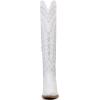 GLOBALWIN Women’s Cowboy Western Fashion Over The Knee Thigh High Cowgirl Boots Low Heel(23yy08 White)
