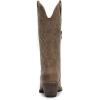 GLOBALWIN Women’s Mid Calf Western Cowboy Boots Cowgirl Boots for Women with Floral Embroidery Side Zipper Chunky Heel(23yy13 Camel)