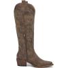 GLOBALWIN Women’s The Western Cowboy Cowgirl Embroidered Knee High Boots(23yy12 Brown2)